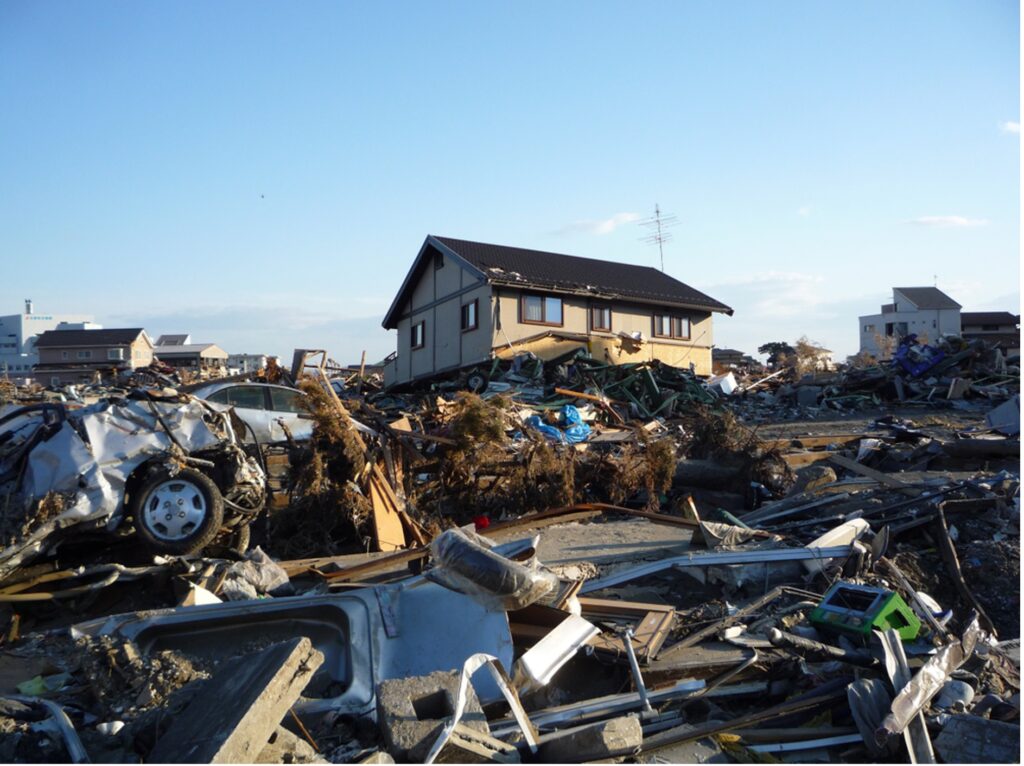 東日本大震災の被災地